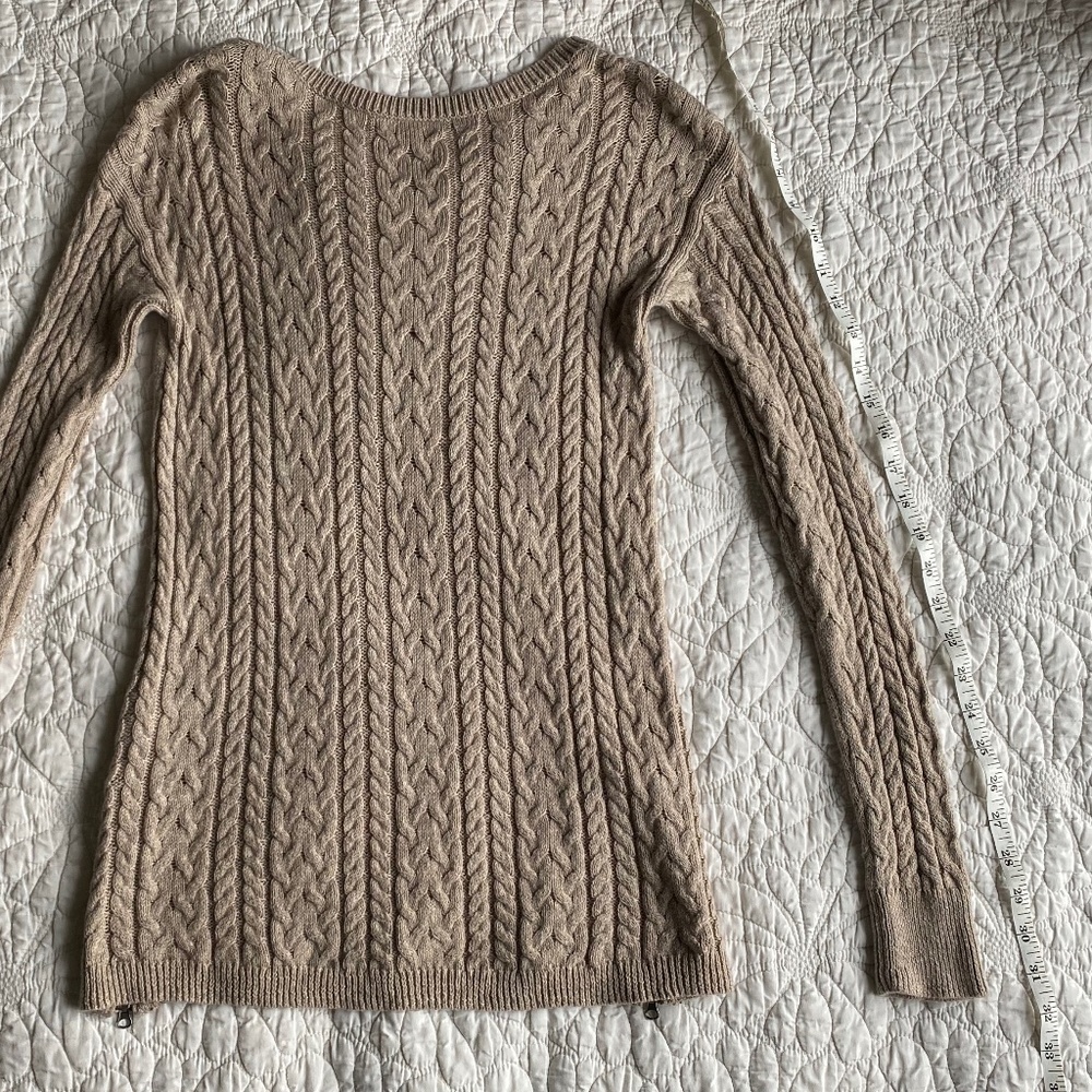 American Eagle Knit Sweater With Zipper Detailing - Picture 5 of 5